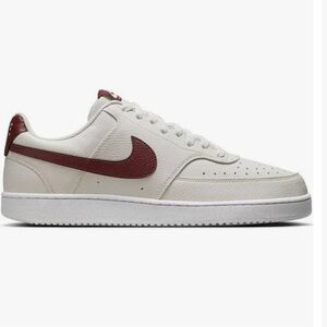 Nike Cream and Red Sneakers Classic Design